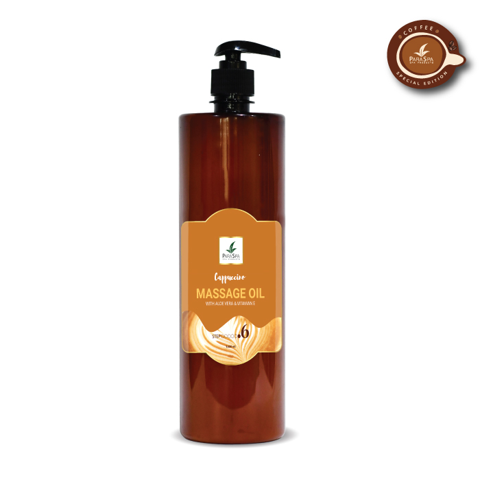 para spa massage oil cappuccino
